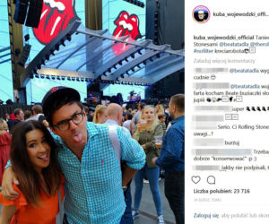 Znani na koncercie Rolling Stones w Warszawie