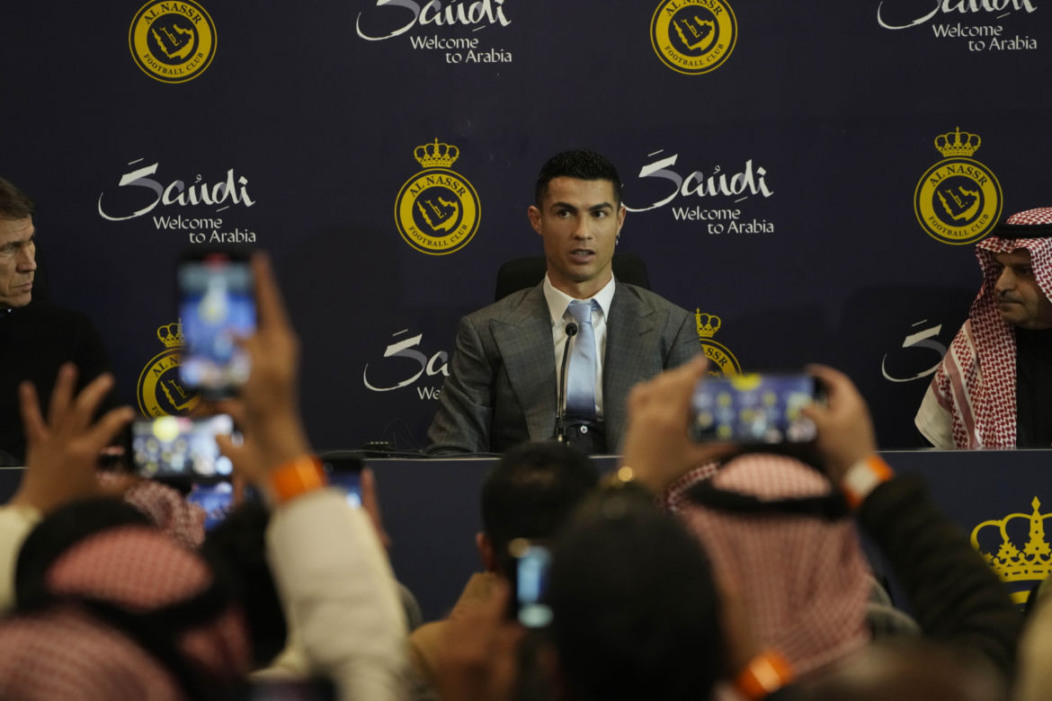 powitanie Cristiano Ronaldo w Al-Nassr