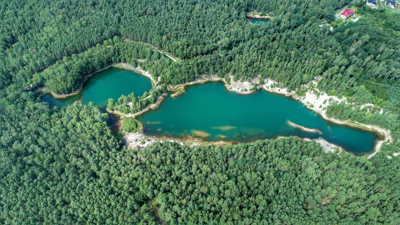 Staw Błękitny niedaleko Łęknicy