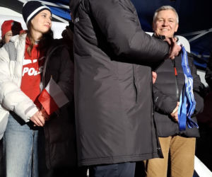 Powitanie Kacpra Tomasiaka w Bystrej 18.02.2026