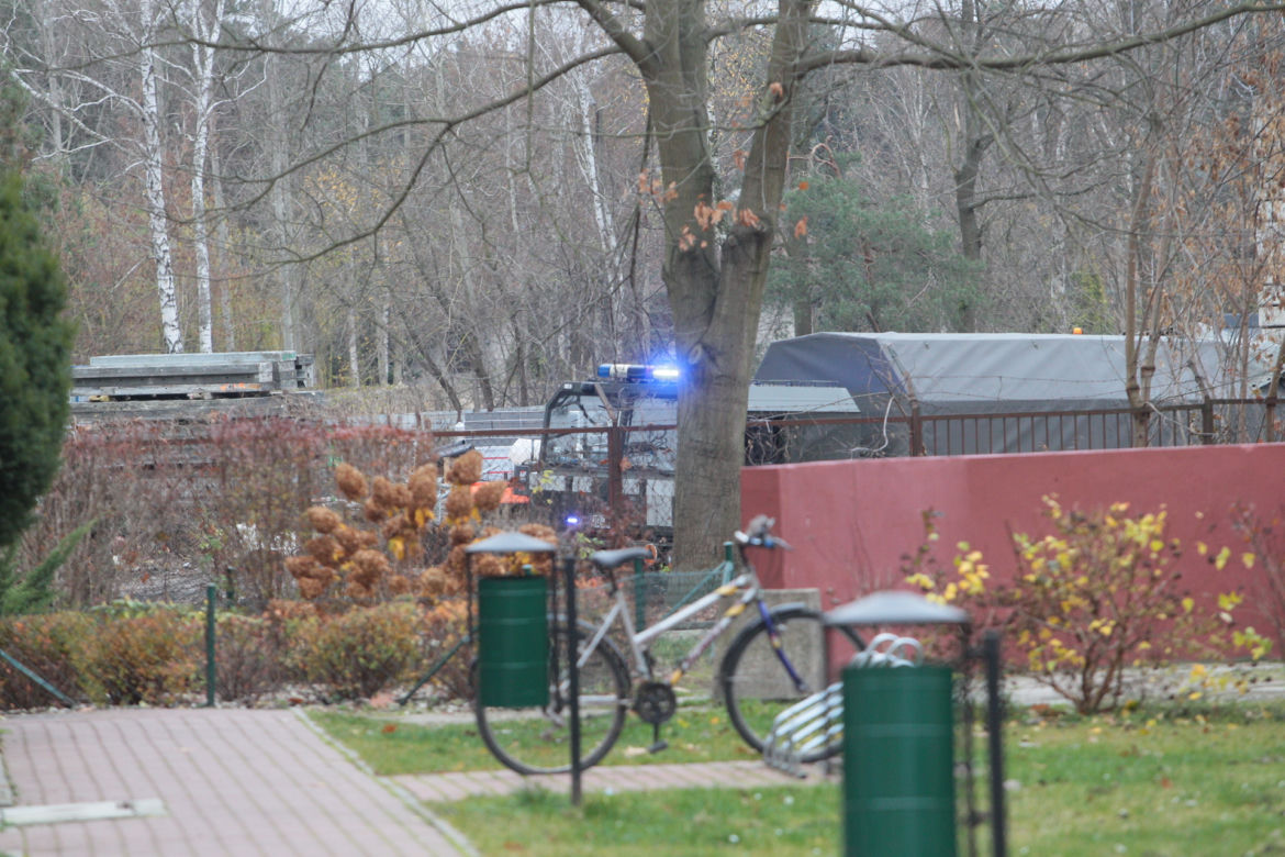 Zielonka. Akcja usuwania bomby.