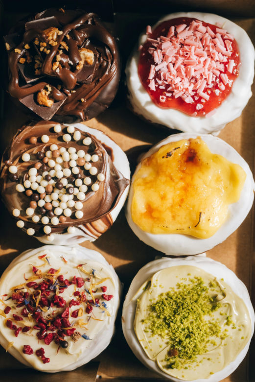 Pączki z pastą miso i czekoladą