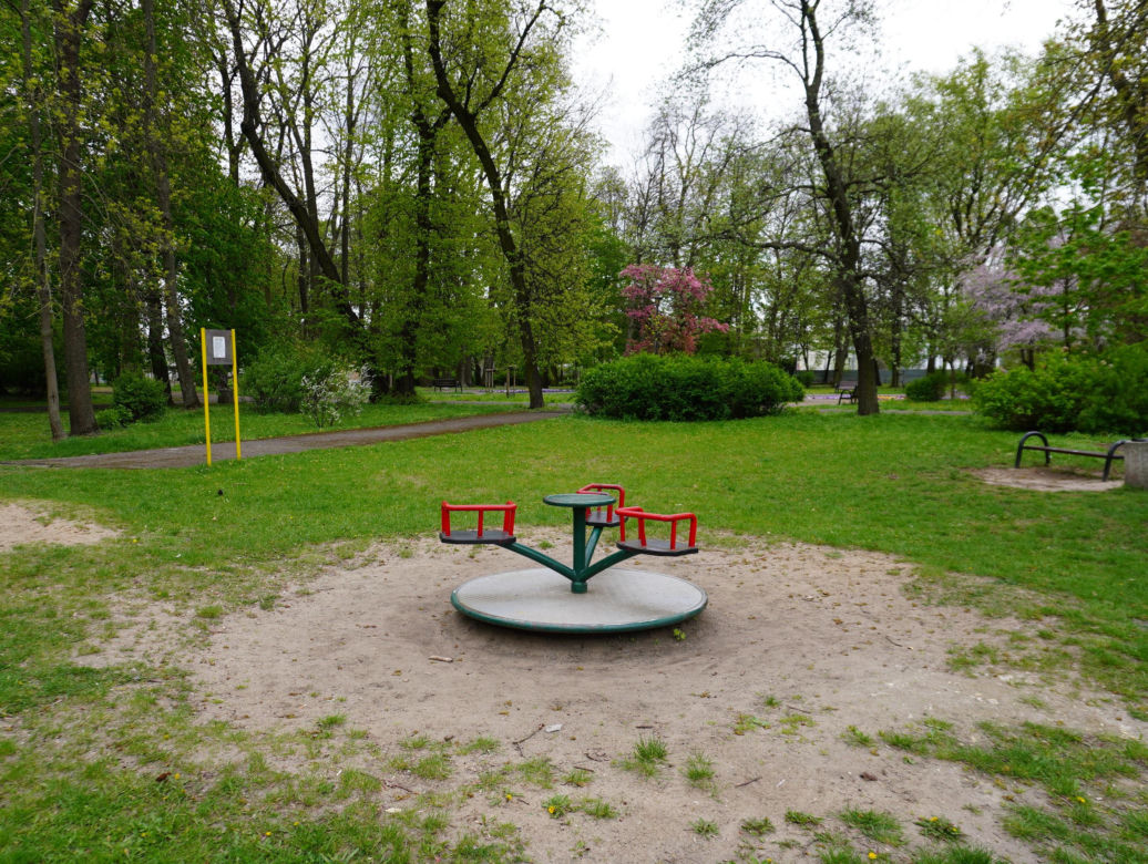 Park Bronowice wiosną 2024