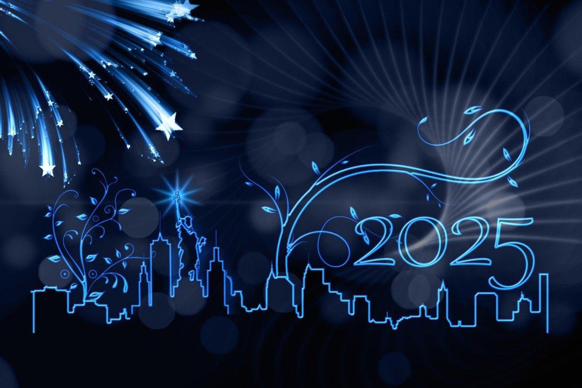 Kartki na Nowy Rok 2025 z życzeniami. Pobierz bezpłatną grafikę i wyślij swoim znajomym 