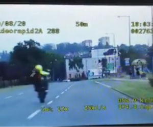 Szalony rajd motocyklisty na ulicach Zabrza [ZDJĘCIA]