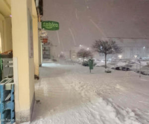 Atak zimy w Olsztynie