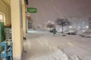 Atak zimy w Olsztynie