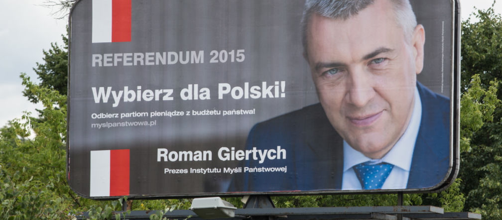 JESZCZE NIE KANDYDUJE A JUŻ SIĘ REKLAMUJE