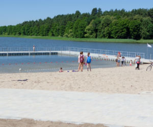Dwie plaże miejskie w Ełku przy ul. Kolbego oraz przy ul. Parkowej