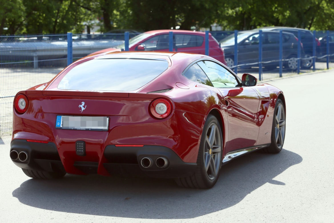 Robert Lewandowski Ferrari F12 Berlinetta