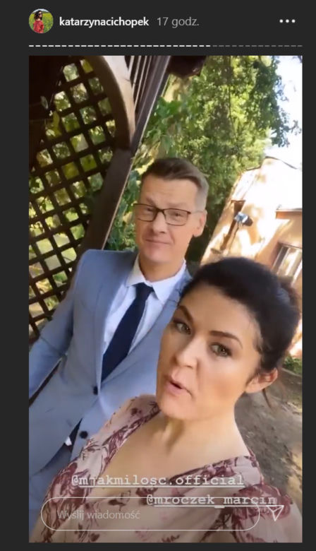 M jak miłość po wakacjach 2020. Kinga (Katarzyna Cichopek), Piotrek (Marcin Mroczek)