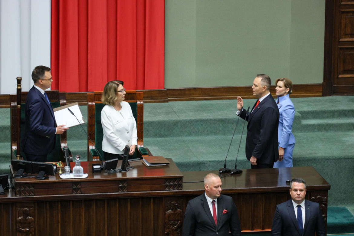 Sejm. Zaprzysiężenie Karola Nawrockiego.
