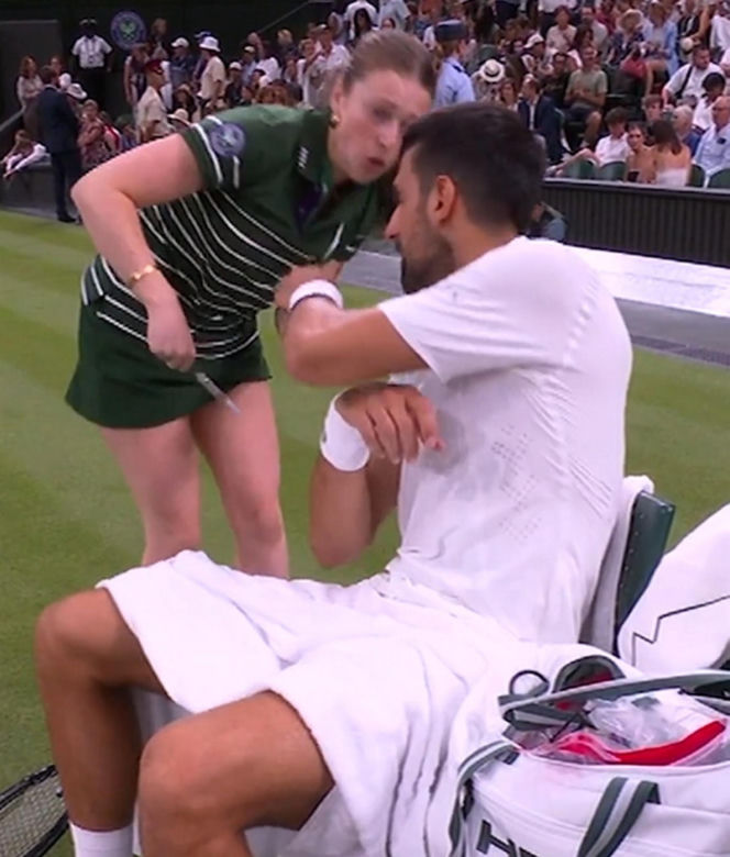 Novak Djokovic przestraszył dziewczynę