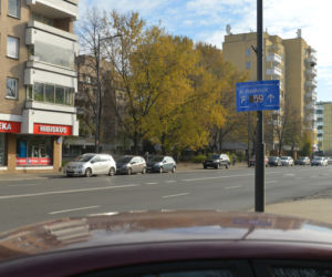 Tablice elektroniczne na placu Krasińskich
