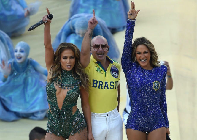 Jennifer Lopez, Pitbull i Claudia Leitte – Brazylia 2014