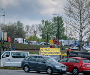 Protest przedsiębiorców w Katowicach.