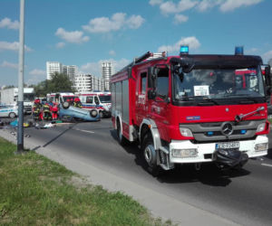 Śmiertelny wypadek na ul. Stella-Swickiego. Nie żyje 30-letni motocyklista