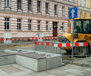 Przebudowa ulic w centrum Szczecina - marzec 2021