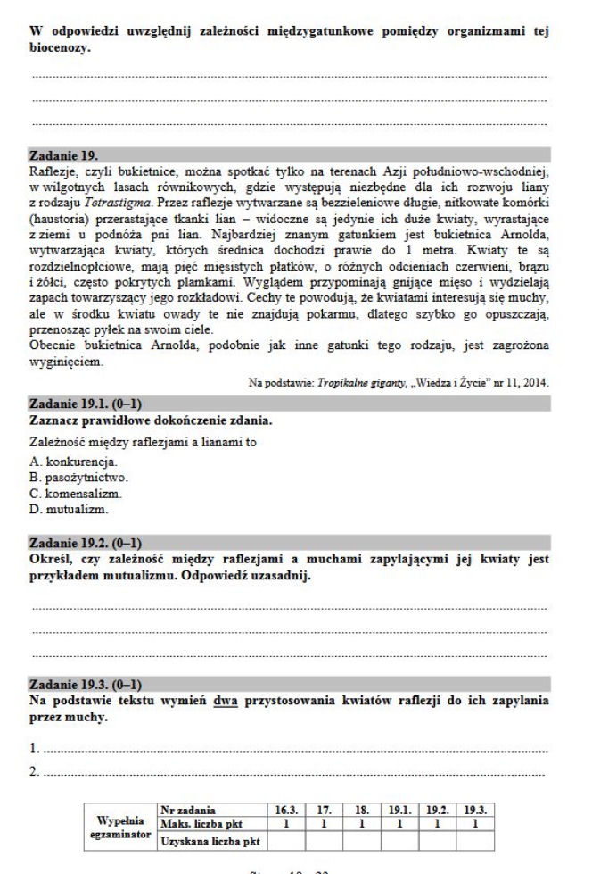 Matura 2017 biologia