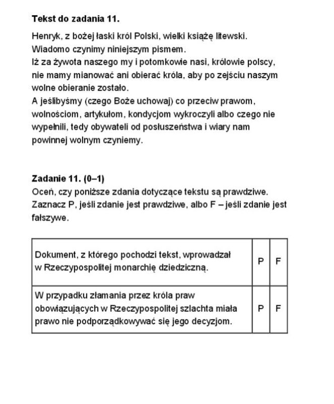 Strona 14. Egzamin gimnazjalisty. CZĘŚĆ HISTORIA-WOS