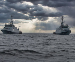 „Jaskółka” wychodzi na Bałtyk. Próby morskie niszczyciela min