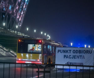 Autobusem do szpitala na Narodowy. Pierwszy taki kurs