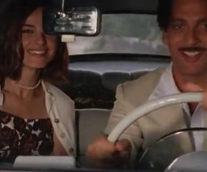 VOLARE. Giuseppe Fiorello (Domenico Modugno), Franca Gandolfi (Kasia Smutniak)