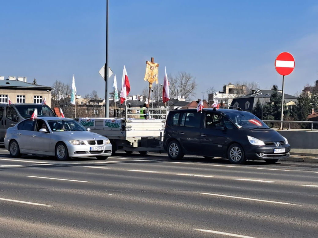 Protest rolników w Krakowie. 20.03.2024