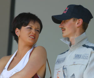 Adam Małysz i Izabela Małysz