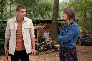 M jak miłość odc. 1910. Mateusz (Rafał Kowalski), Majka (Matylda Giegżno)