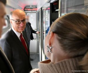 Marszałek Czarzasty pojechał pociągiem do Berlina