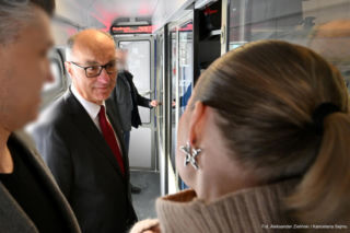 Marszałek Czarzasty pojechał pociągiem do Berlina