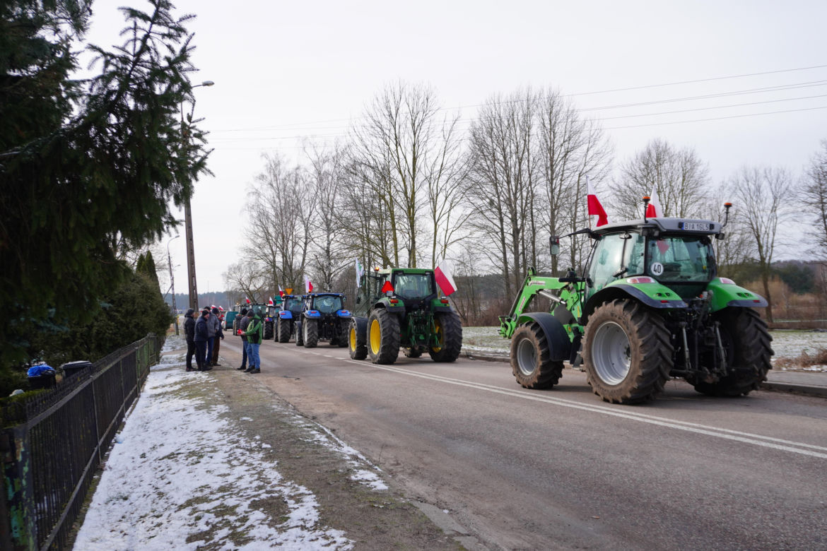 Protest rolników w Podlaskiem. Ciągniki blokują drogi w całym województwie! 