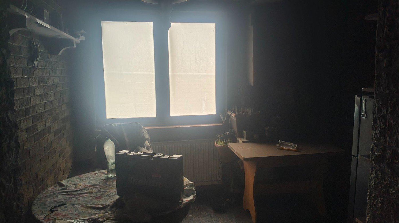 Pożar domu w Imielinie