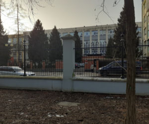 Siedleckie szkoły przy ul. Konarskiego i Prusa i ich okolica w lutym 2021 roku