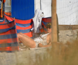 Seksbomba na plaży