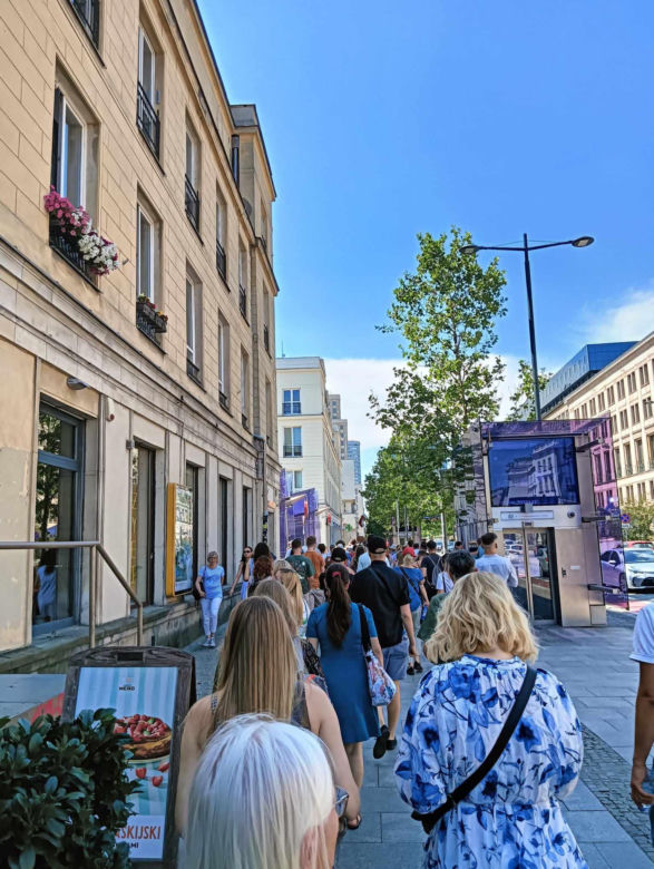 Kawowy ślad w centrum Warszawy