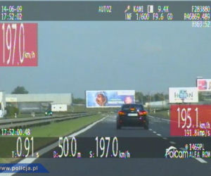 Pędzili krajową siódemką z prędkością 200 km/h