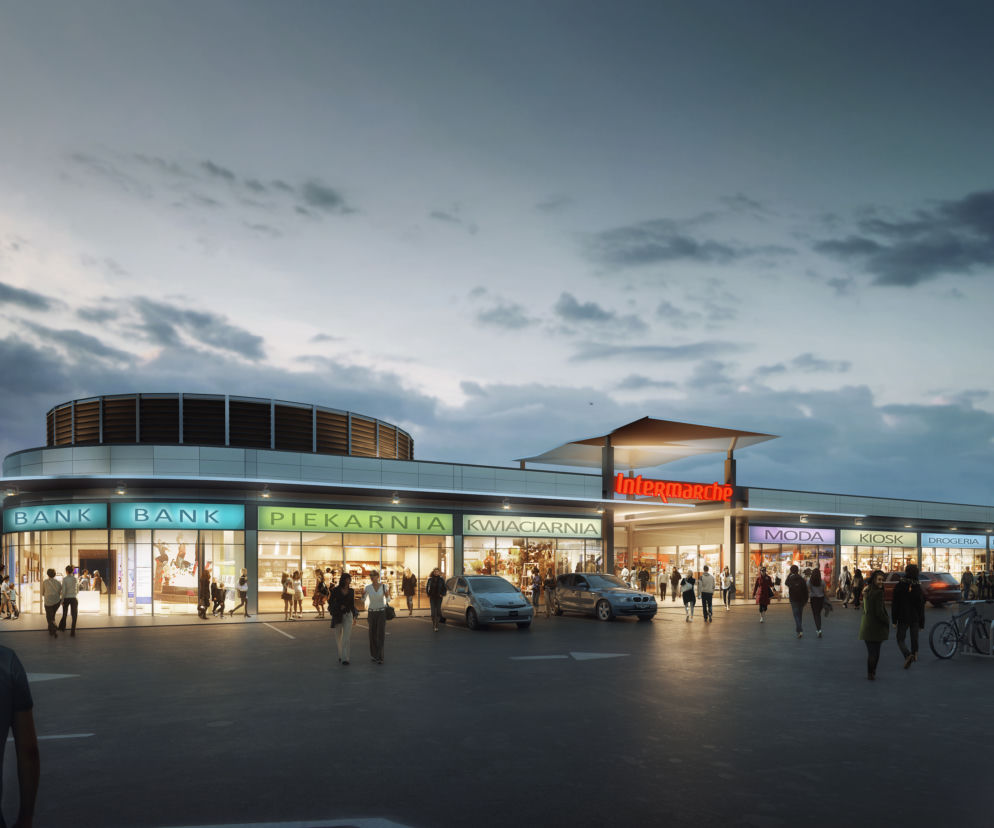 Centrum handlowe Vis à Vis przy ul. Zgierskiej w dzielnicy Bałuty, w Łodzi. Inwestorem jest Grupa Capital Park