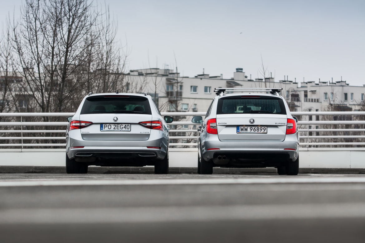 Skoda Superb Combi mk. II vs. Skoda Superb Combi mk. III