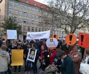 Łańcuch Światła na pl. Wolności