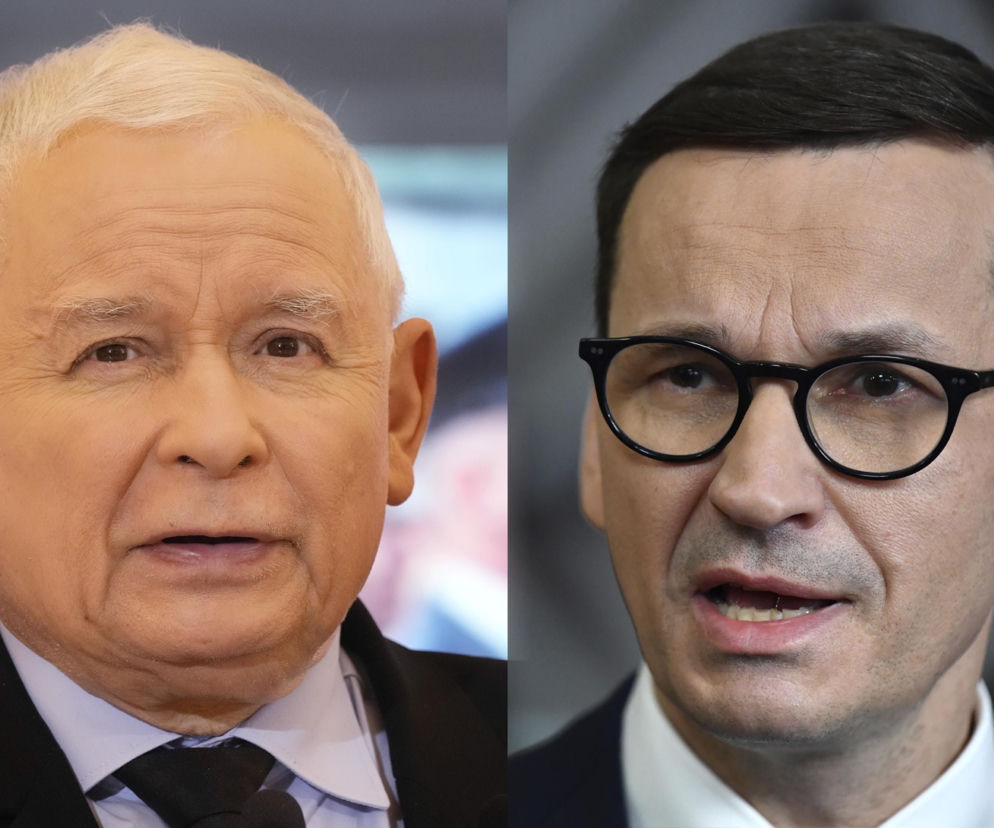 Mateusz Morawiecki i Jarosław Kaczyński 