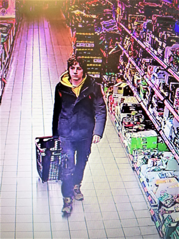 Policja z Wąbrzeźna poszukuje złodzieja alkoholu!