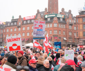 Tysiące ludzi na ulicach Kopenhagi. Masowe protesty przeciwko Trumpowi