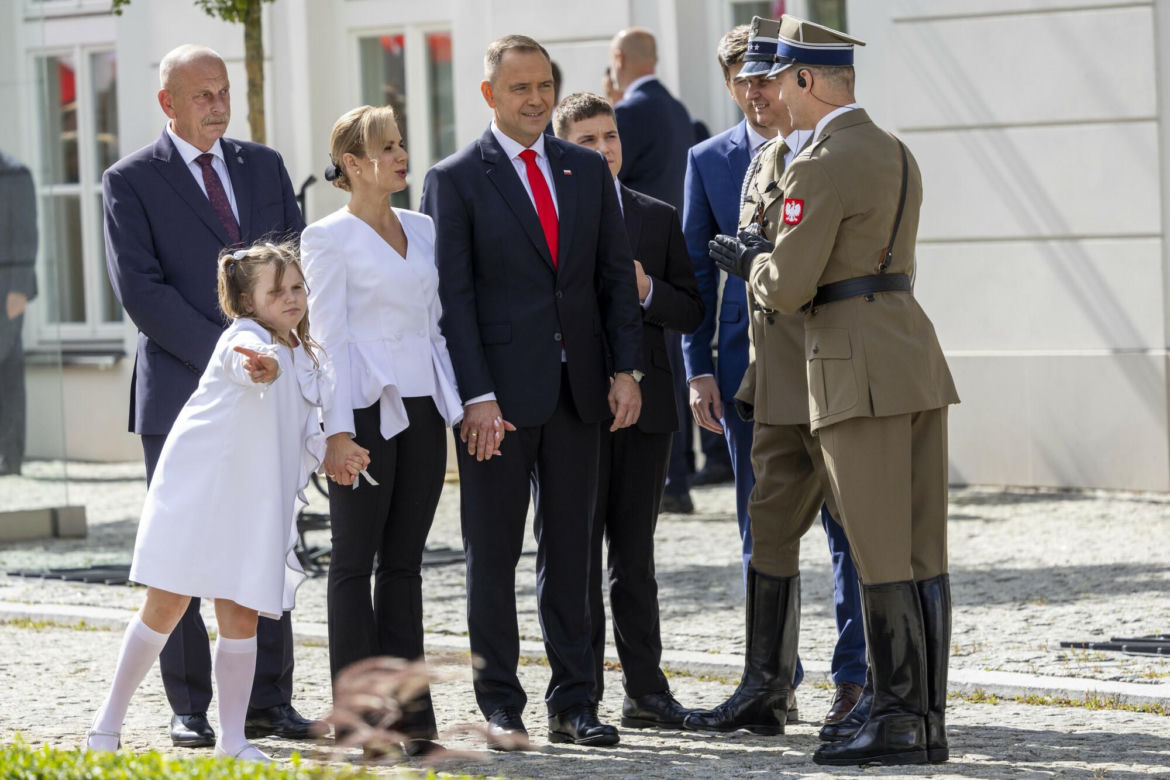 Dzień inauguracji należał do Kasi Nawrockiej. Fotoreporterzy ją uwielbiają 