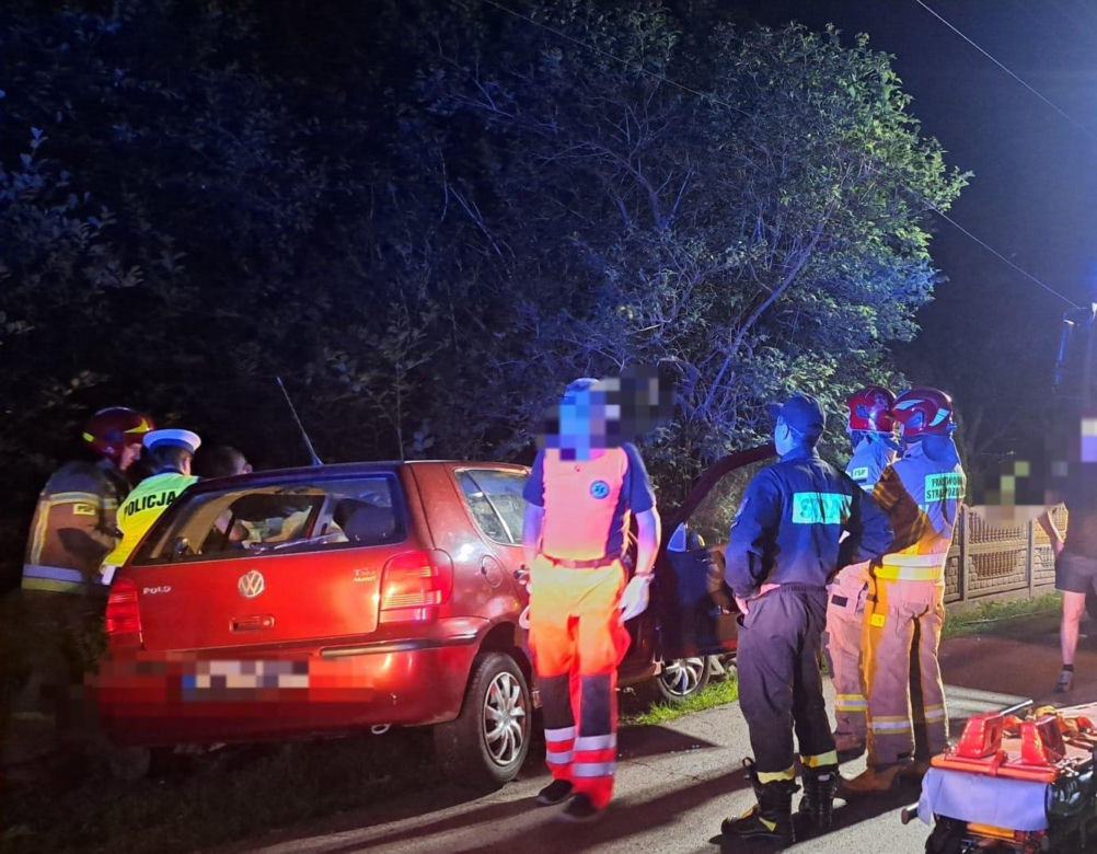 Wynik na alkomacie 3 promile. 30-latka podróż zakończyła na płocie