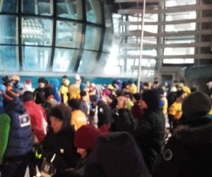 Mroźna i nocna Dycha do Maratonu