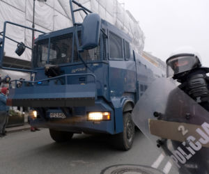Policjanci zabezpieczali Marsz Niepodległości