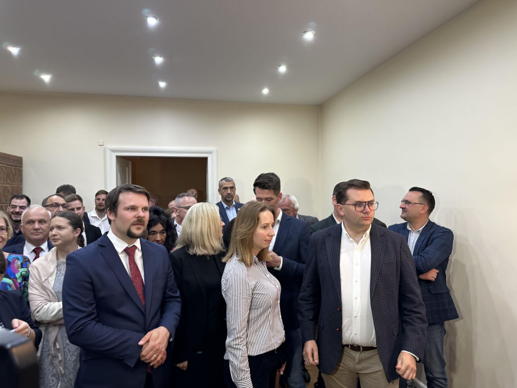 Wieczór wyborczy w sztanie Łukasza Kmity w Krakowie