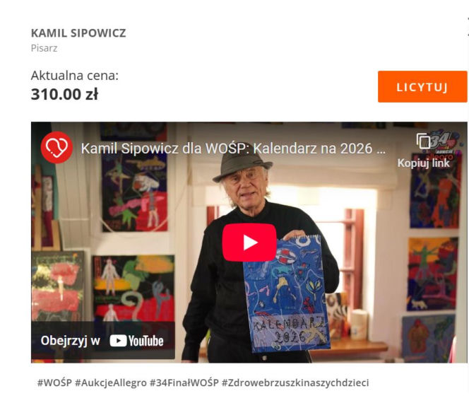 Gwiazdy grają z WOŚP